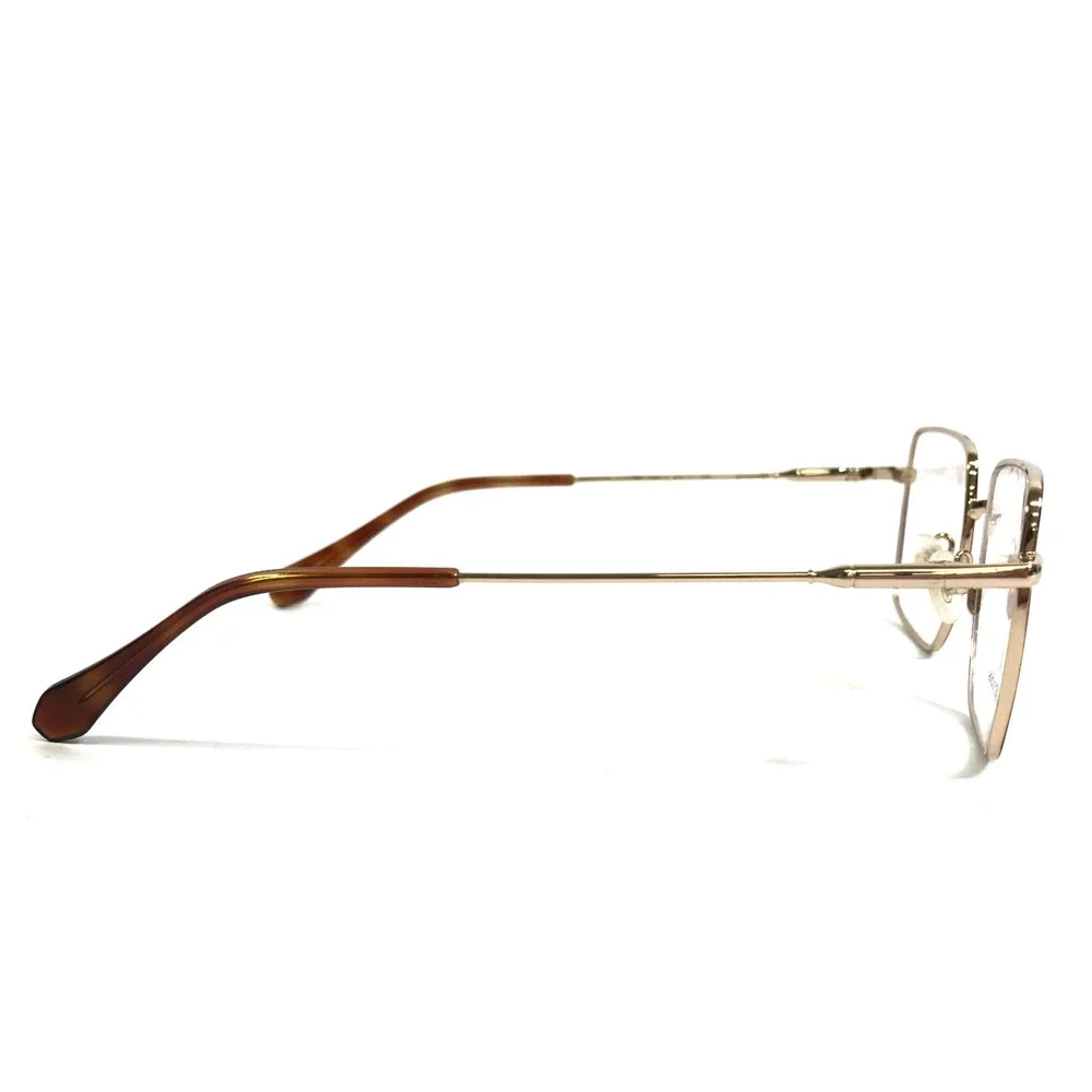 Gigi Studios Eyeglasses Frame ELIN 609/2 Tortoise Gold Square Wire Rim 48-19-135